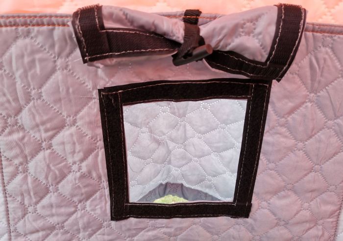 Палатка-куб Mircamping 2017 - Напівавтомат - 4-місна - Зимова - Тришарова - З підлогою - Мобільна лазня