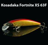 Воблер Kosadaka Fornite XS 63F