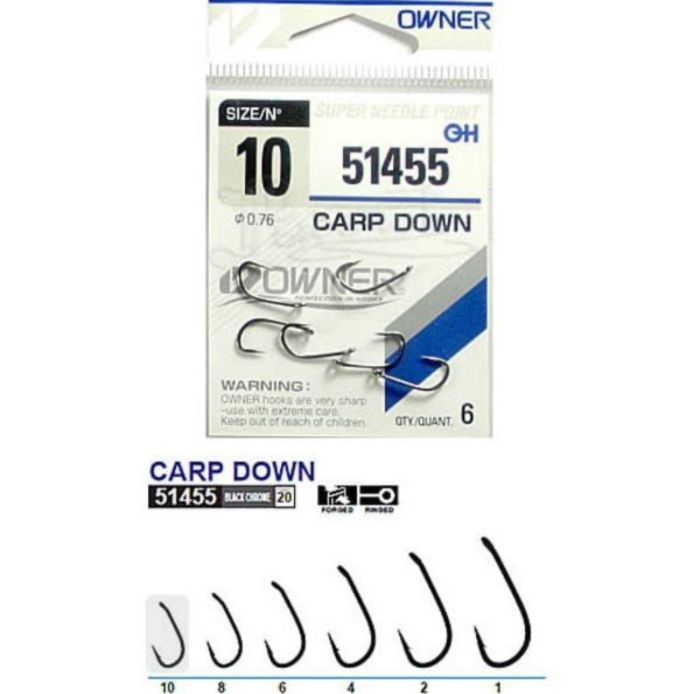 Гачок Owner OH Carp Down - 51455