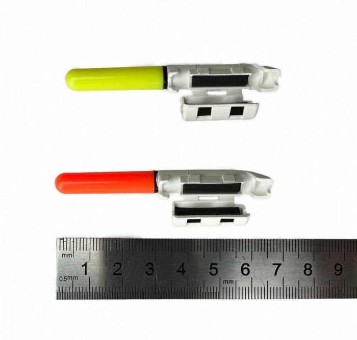 Сигналізатор клювання для фідера - Світловий - 6 см - Живлення 2 батарейки + USB зарядка - 2 шт/уп