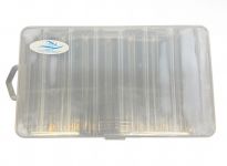 Коробка Briz 005 - Двостороння - Для воблерів та блешень - 14 осередків - Прозора