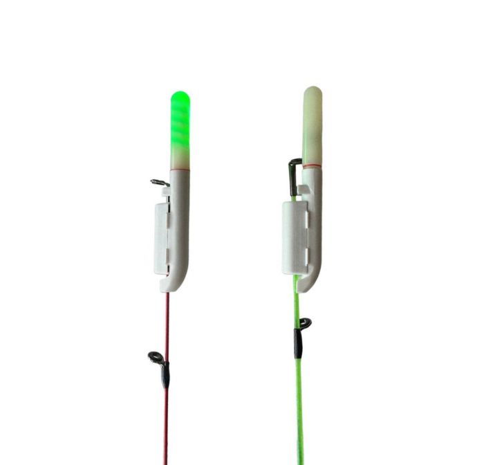 Сигналізатор клювання для фідера - З датчиком клювання - 7 см - Живлення 2 батарейки + USB зарядка - 2 шт/уп