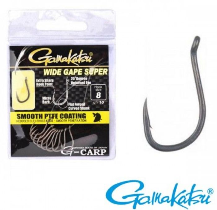 Гачок Gamakatsu G-Carp Wide Gape Super - 10 шт/уп