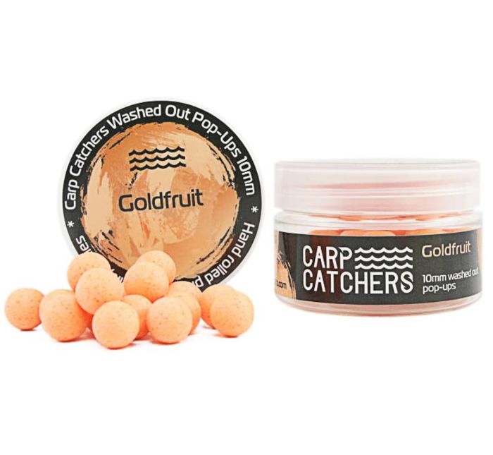 Бойли Carp Catchers Washed Out Pop Ups - Ø10 мм - 37-38 шт/уп - Goldfruit - Вимитий оранжевий