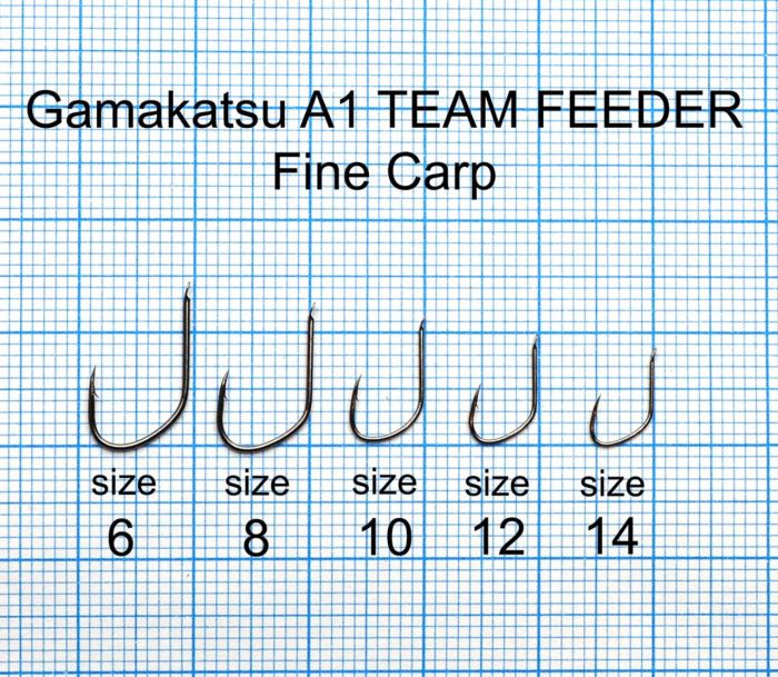 Гачок Gamakatsu A1 Team Feeder Fine Carp - 15 шт/уп