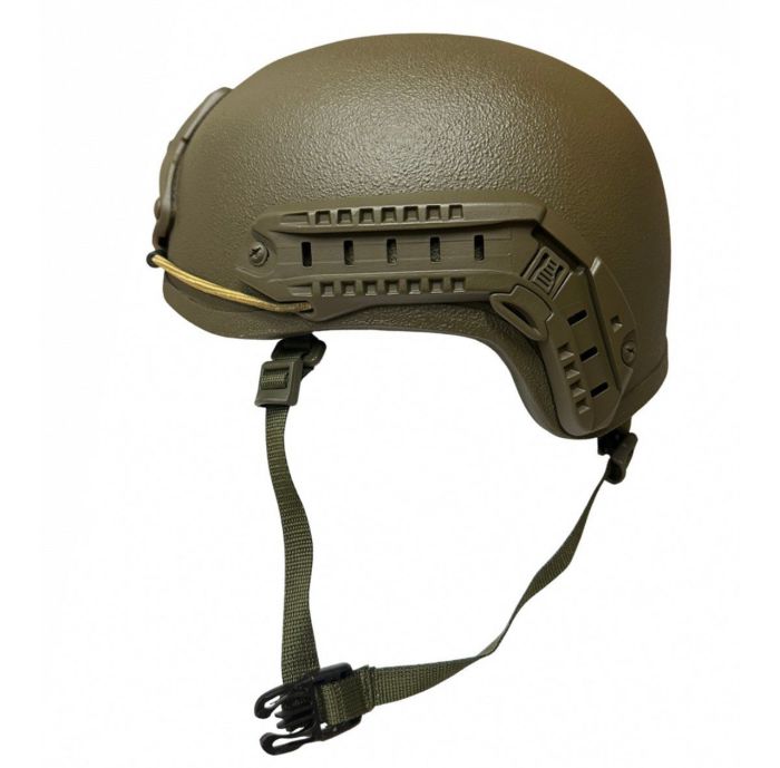 Каска-шолом - Каска-2М - Бойовий балістичний з високим обрізом - З чохлом на каску Піксель - Розмір L (57-59 см)