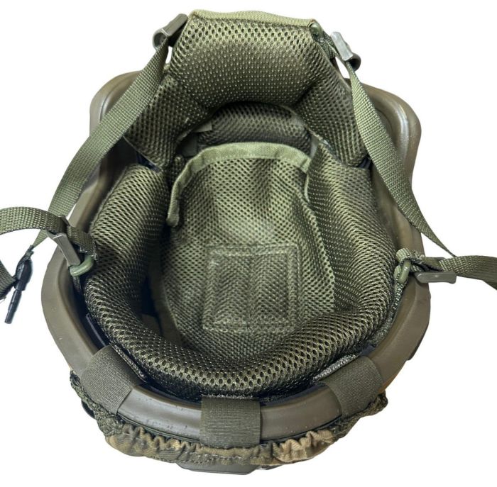 Каска-шолом - Каска-2М - Бойовий балістичний з високим обрізом - З чохлом на каску Піксель - Розмір L (57-59 см)