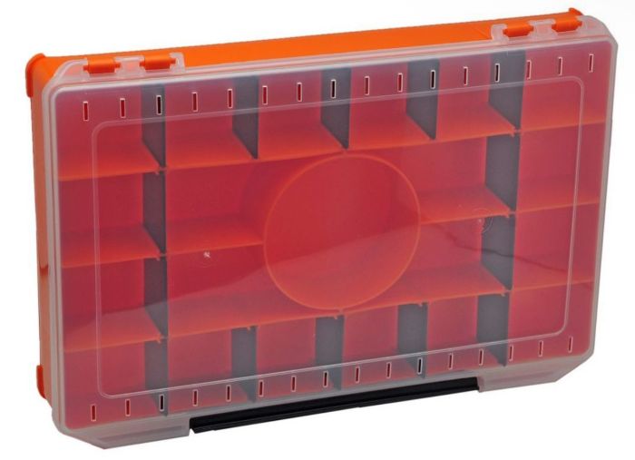 Коробка рибальська для приманок - Одностороння - Помаранчева
