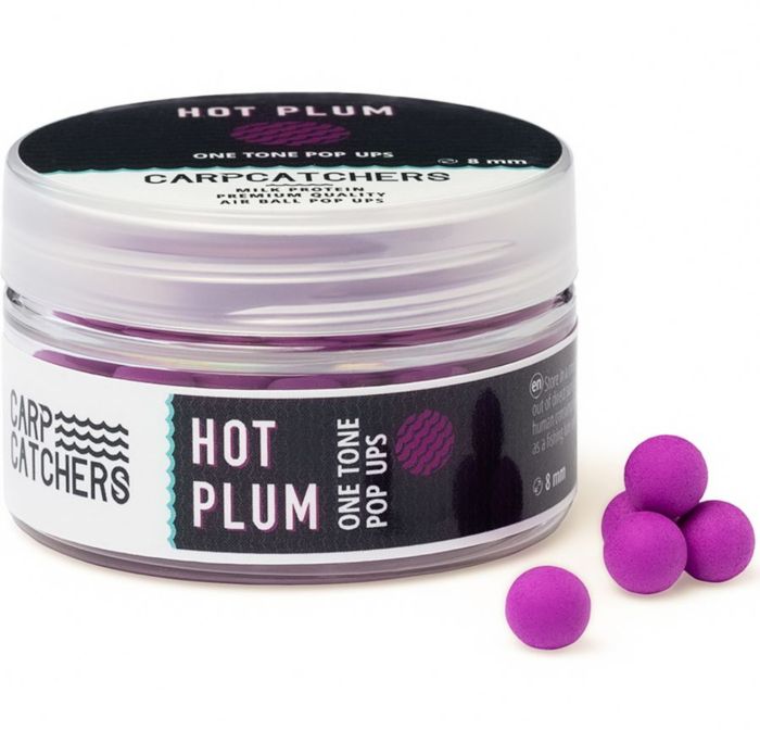 Бойли pop-up Carp Catchers - Ø8 мм - Fluoro Purple - Однотонні - Hot Plum