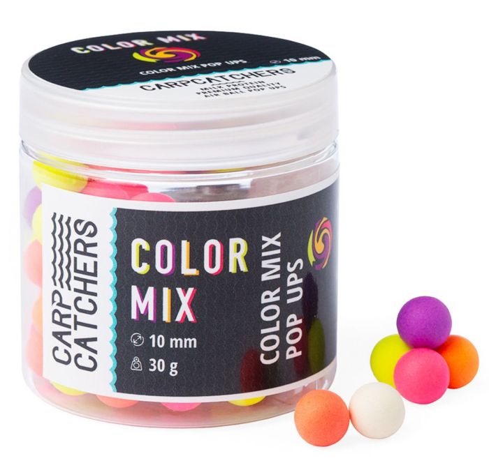 Бойли Carp Catchers Pop Ups Color Mix - Плаваючі - Ø10 мм