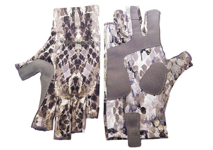 Рукавички Kosadaka Ice Silk Sunblock UV захист - Snake Skin - Сірі