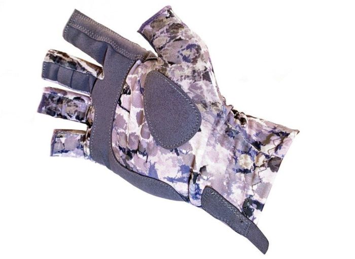 Рукавички Kosadaka Ice Silk Sunblock UV захист - Snake Skin - Сірі