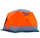 Палатка-куб зимовий чотиришаровий Mircamping 2022 - 8-місний - Мобільна лазня - З підлогою