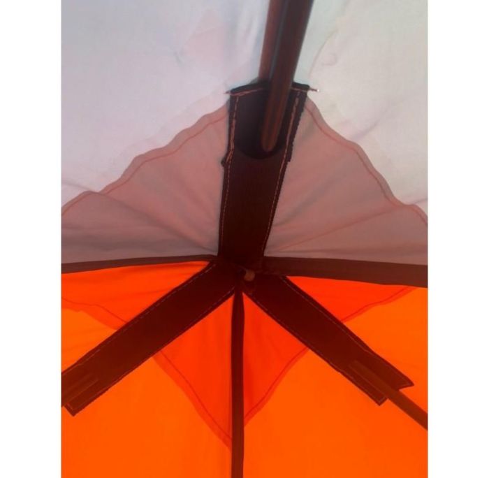 Палатка-куб зимовий чотиришаровий Mircamping 2022 - 8-місний - Мобільна лазня - З підлогою