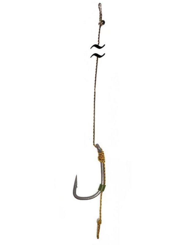 Бойловий (карповий) повідець X-Strong Carp - 15 см - Wide Gape Hook №2 - 25lb/11.5kg - ПрофМонтаж - 3 шт/уп