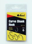 Гачок короповий Anvi Curve Shank Hook №6 - 10 шт/уп