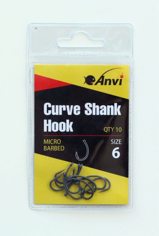 Гачок короповий Anvi Curve Shank Hook №6 - 10 шт/уп