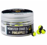 Бойли Carp Catchers Pop Ups - Ø8 мм - 75-77 шт/уп - Двоколірні - Fluoro Yellow&Black - Monster Crab and Pineapple