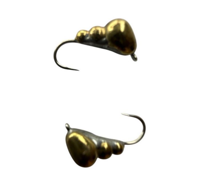 Мормишка Вольфрамова Hayabusa Мурашка - З вушком - Золото 1,7 г