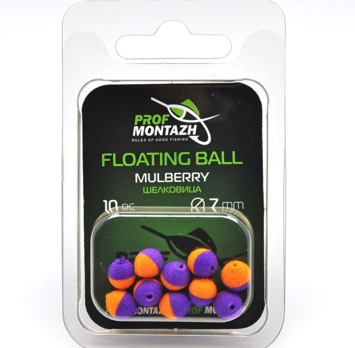 Насадка ароматизована Проф Монтаж Floating Ball - Плаваюча - Ø7 мм - Шелковица "Mulberry" - 10 шт/уп