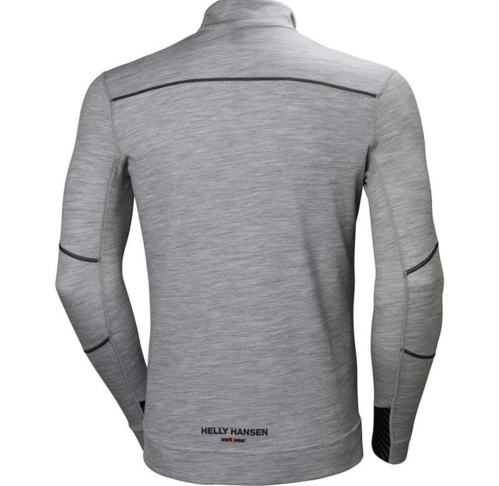 Термофутболка чоловіча Helly Hansen HH Lifa Merino Half Zip - Grey Melange