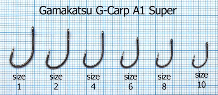 Гачок Gamakatsu G-Carp A1 Super - Black - 10 шт/уп