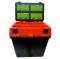 Ящик для зимової риболовлі - 18 л - 35x39x18 см. - Чорно-оранжевий - Україна