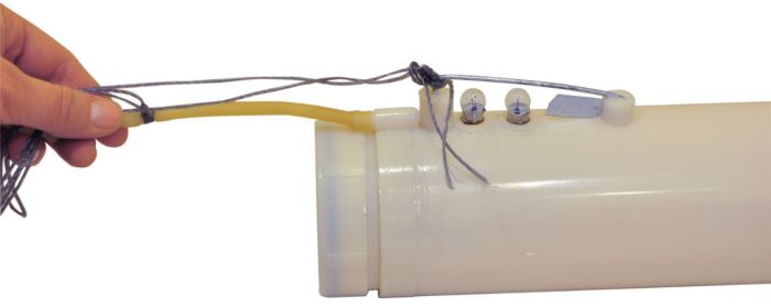 Торпеда для протягування мереж під льодом - пластикова