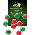 Насадка ароматизована ПрофМонтаж Floating Ball - 10 мм - Плаваюча - Конопля (Hemp) - 10 шт/уп