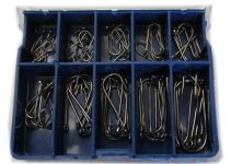 Набір гачків - Розміри 3-12 - 60 шт/уп - Чорний