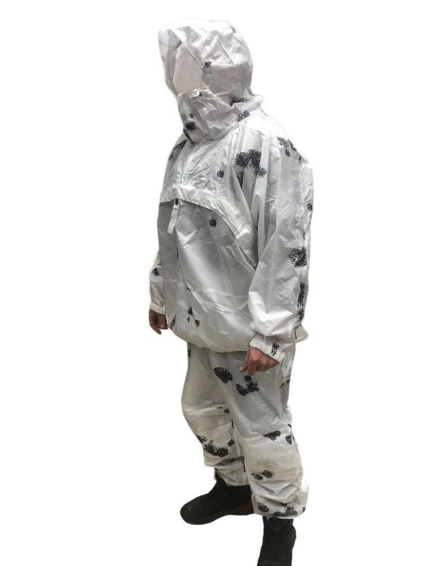 Маскувальний костюм тактичний ЗСУ - Зимовий - Водовідштовхувальний - Білий (Клякса)