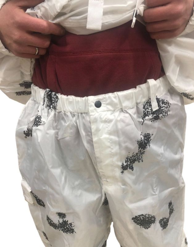 Маскувальний костюм тактичний ЗСУ - Зимовий - Водовідштовхувальний - Білий (Клякса)