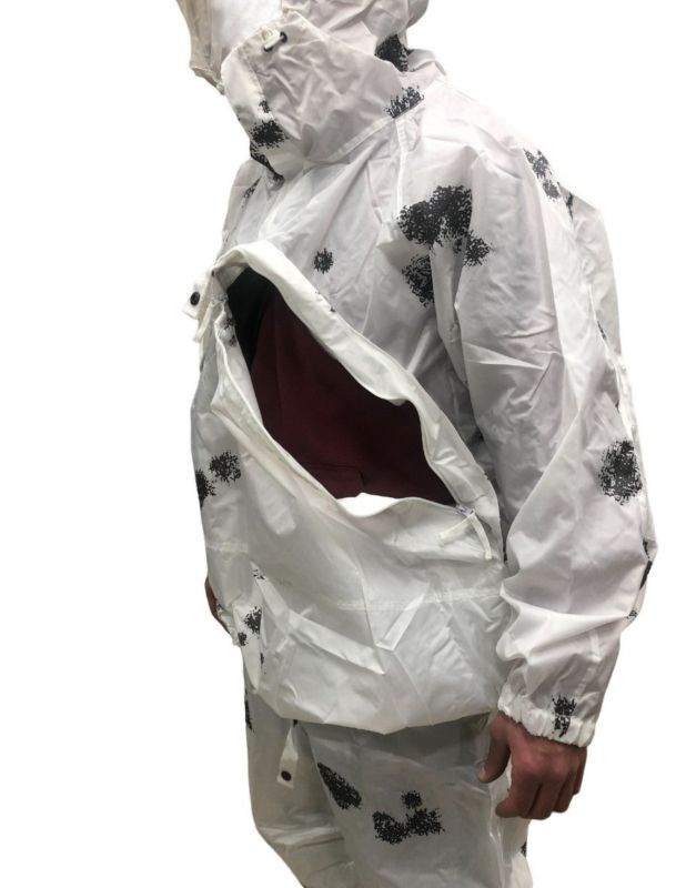 Маскувальний костюм тактичний ЗСУ - Зимовий - Водовідштовхувальний - Білий (Клякса)