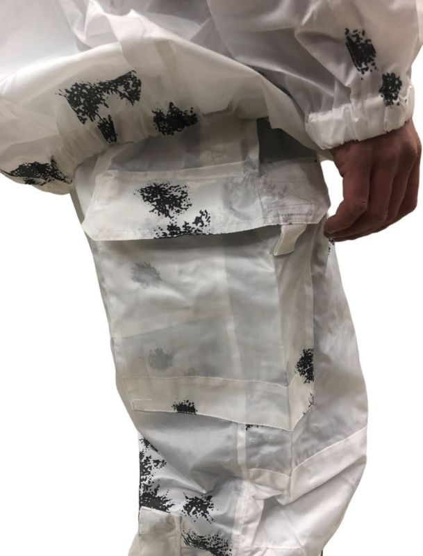 Маскувальний костюм тактичний ЗСУ - Зимовий - Водовідштовхувальний - Білий (Клякса)