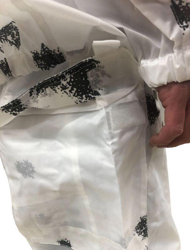 Маскувальний костюм тактичний ЗСУ - Зимовий - Водовідштовхувальний - Білий (Клякса)