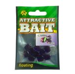 Штучна кукурудза Fishing Roi - Силіконова - Плаваюча - Слива - 10 шт/уп