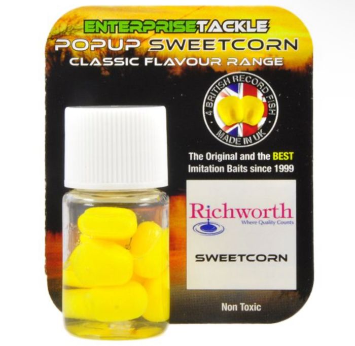 Кукурудза силіконова EnterPrise у дипі - Штучна - Sweetcorn-Richworth - Yellow - 8 шт/уп