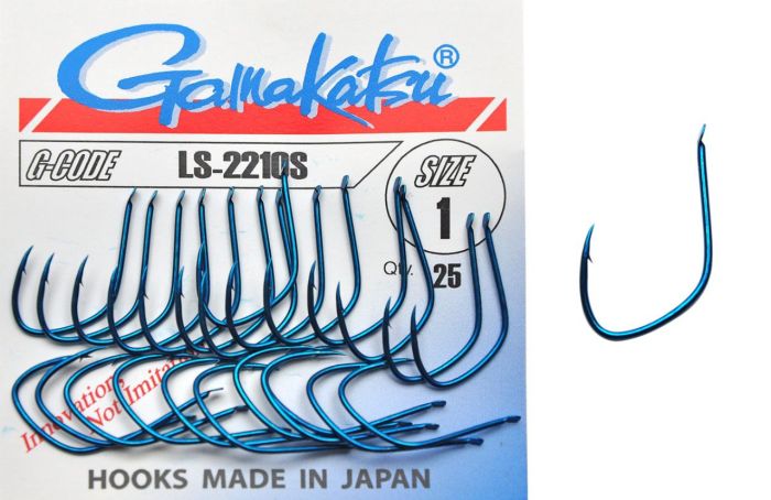 Гачок Gamakatsu LS-2210S - Blue - 25 шт/уп