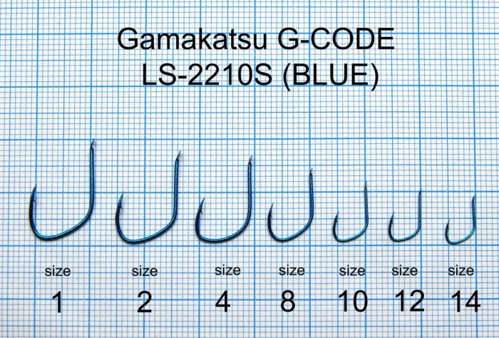 Гачок Gamakatsu LS-2210S - Blue - 25 шт/уп