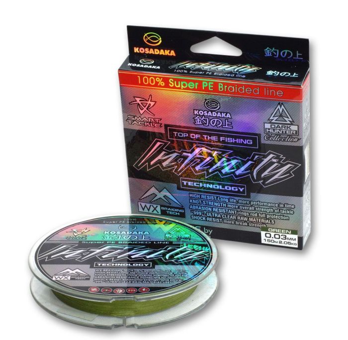 Шнур Kosadaka Infinity Colors - Green - 150 м