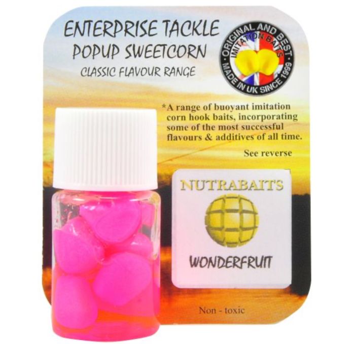 Кукурудза силіконова EnterPrise в дипі - Штучна - Wonderfruit Corn-Nutrabaits - Fluoro Pink - 8 шт/уп