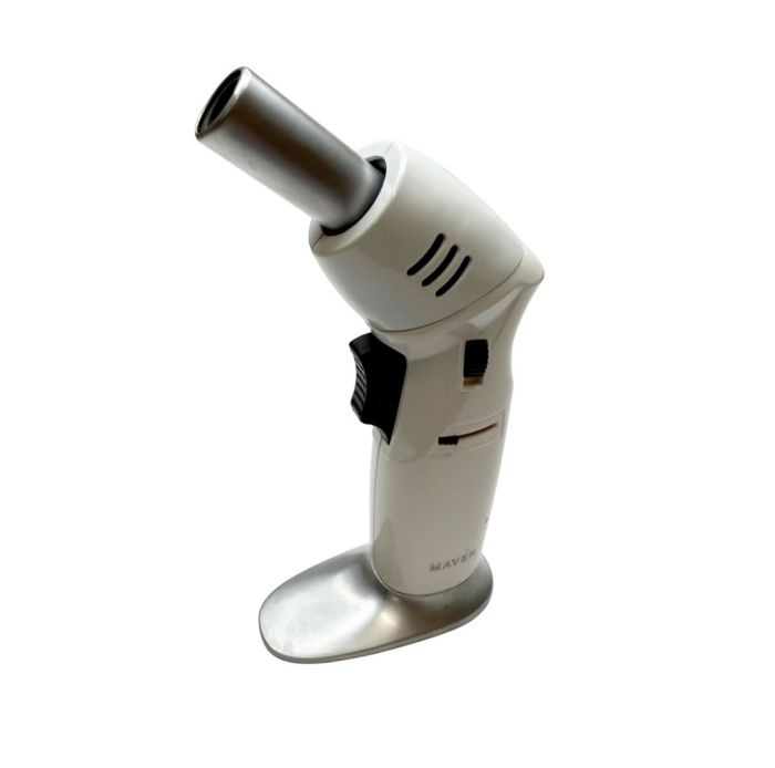 Професійний газовий пальник MAVEN HL-559 - Гостре полум'я - З п'єзопідпалом - Автоматичний - Китай - Білий