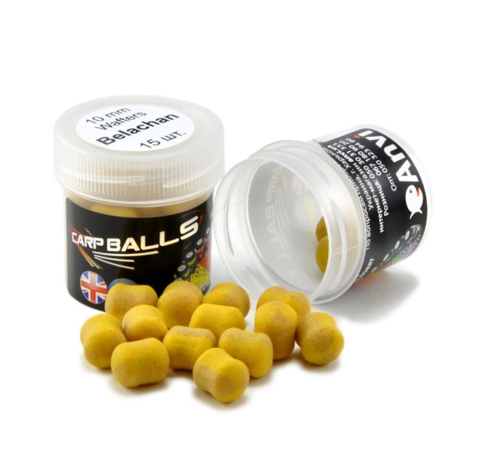 Бойли Carp Balls Wafters - Нейтральна плавучість - Ø10 мм - 15 шт/уп - Belachan-CC Moore (Сумішка креветок та криля)