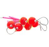 Сигналізатор клювання Dolphin - Шумовий - Куля - Червоний - 1 шт.