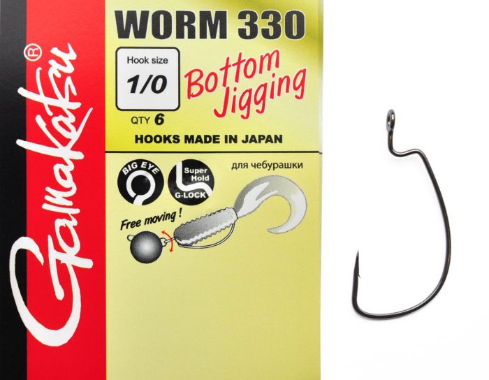 Гачок Gamakatsu Worm 330 Bottorn Jigging