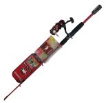 Набір Спінінгіста (спінінг+котушка+ коробка з наживками) - Червоний