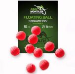 Насадка ароматизована ПрофМонтаж Floating Ball - 8 мм - Плаваюча - Полуниця (Strawberry) - 10 шт/уп