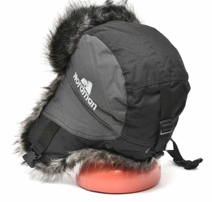 Шапка Nordman з хутром та вухами - ШМ-1