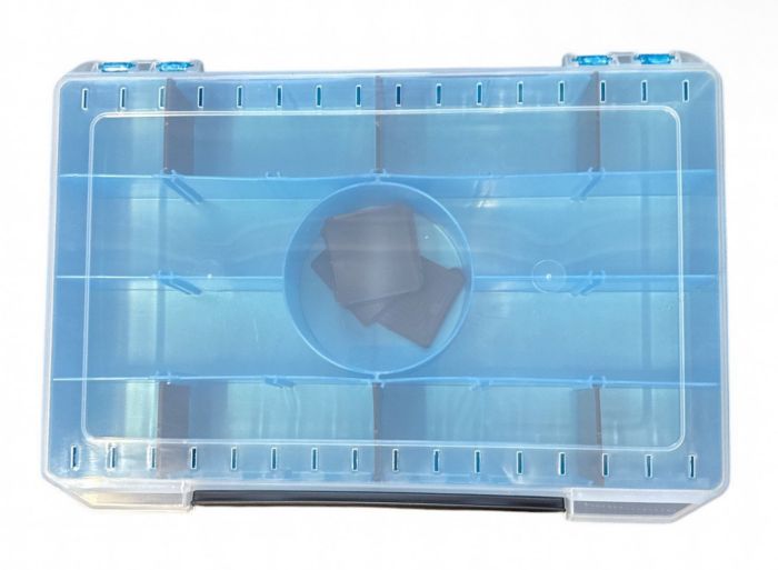 Коробка рибальська для приманок - Одностороння - Синя