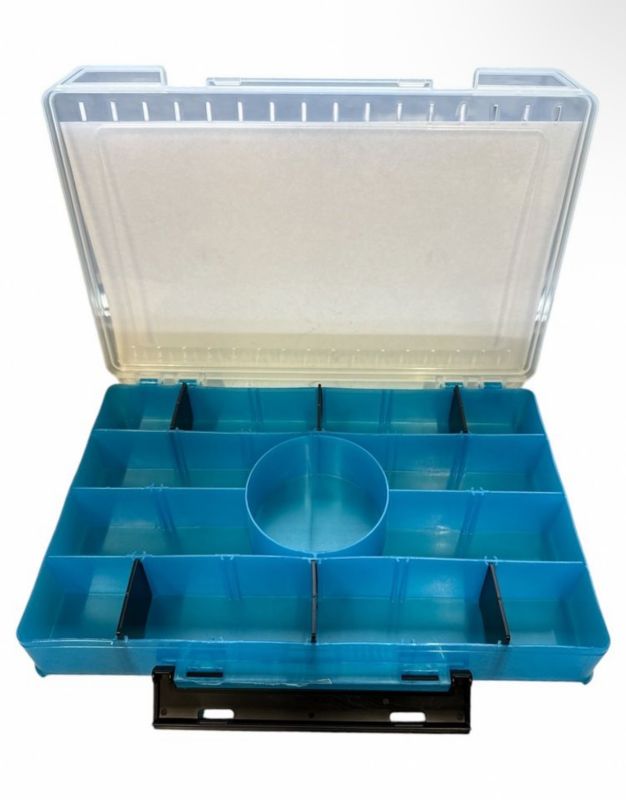 Коробка рибальська для приманок - Одностороння - Синя